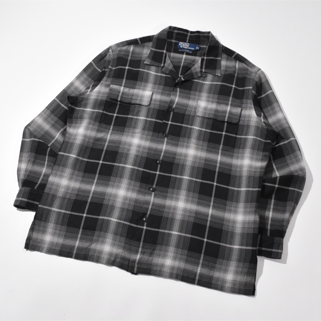 POLO RALPH LAUREN - 90s Polo Ralph Lauren Shirt STEWARD Lの POLO RALPH LAUREN - 90s Polo Ralph Lauren Shirt STEWARD Lの