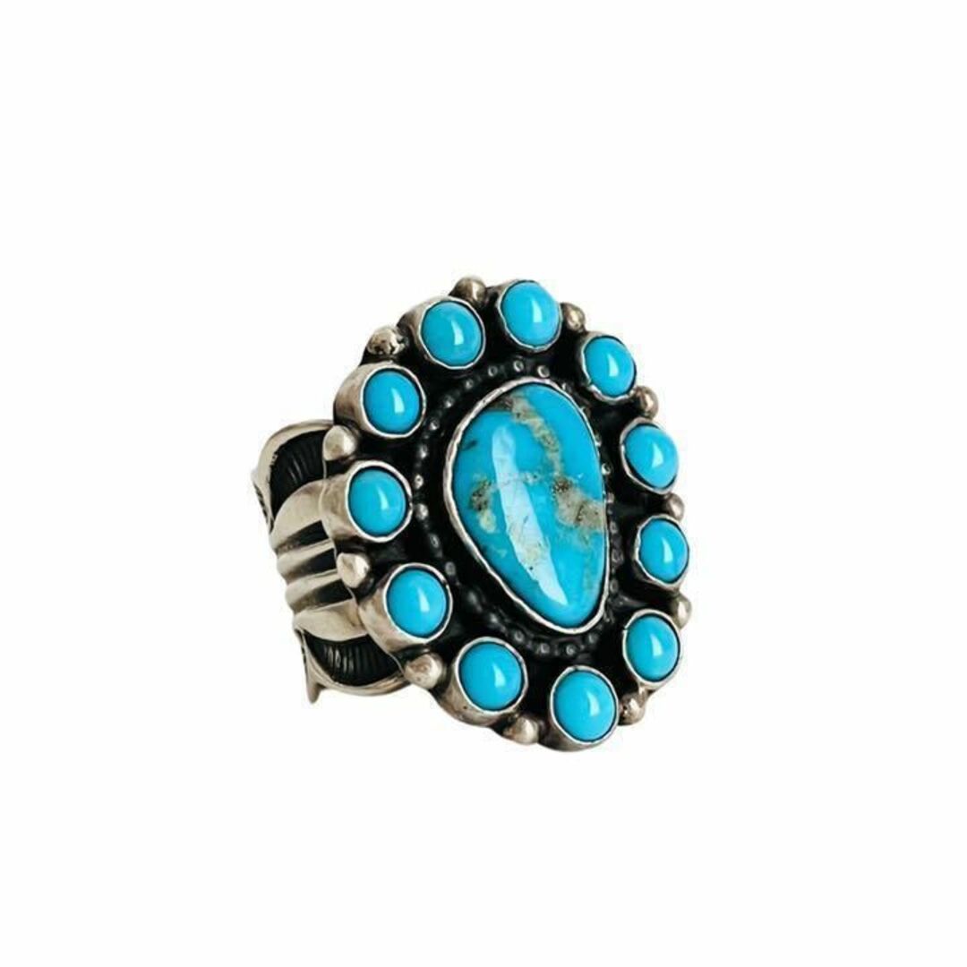 新品　Navajo ナバホ族  インディアンジュエリー　リング　指輪　13号リング