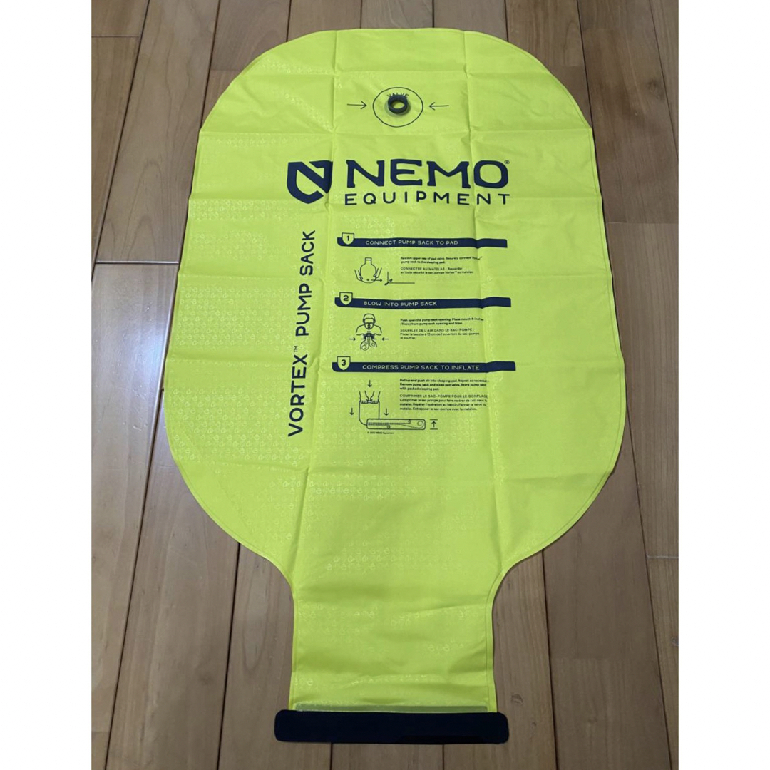 NEMO Equipment(ニーモイクイップメント)のニーモ・イクイップメント ボルテックス パッドポンプ スポーツ/アウトドアのアウトドア(寝袋/寝具)の商品写真