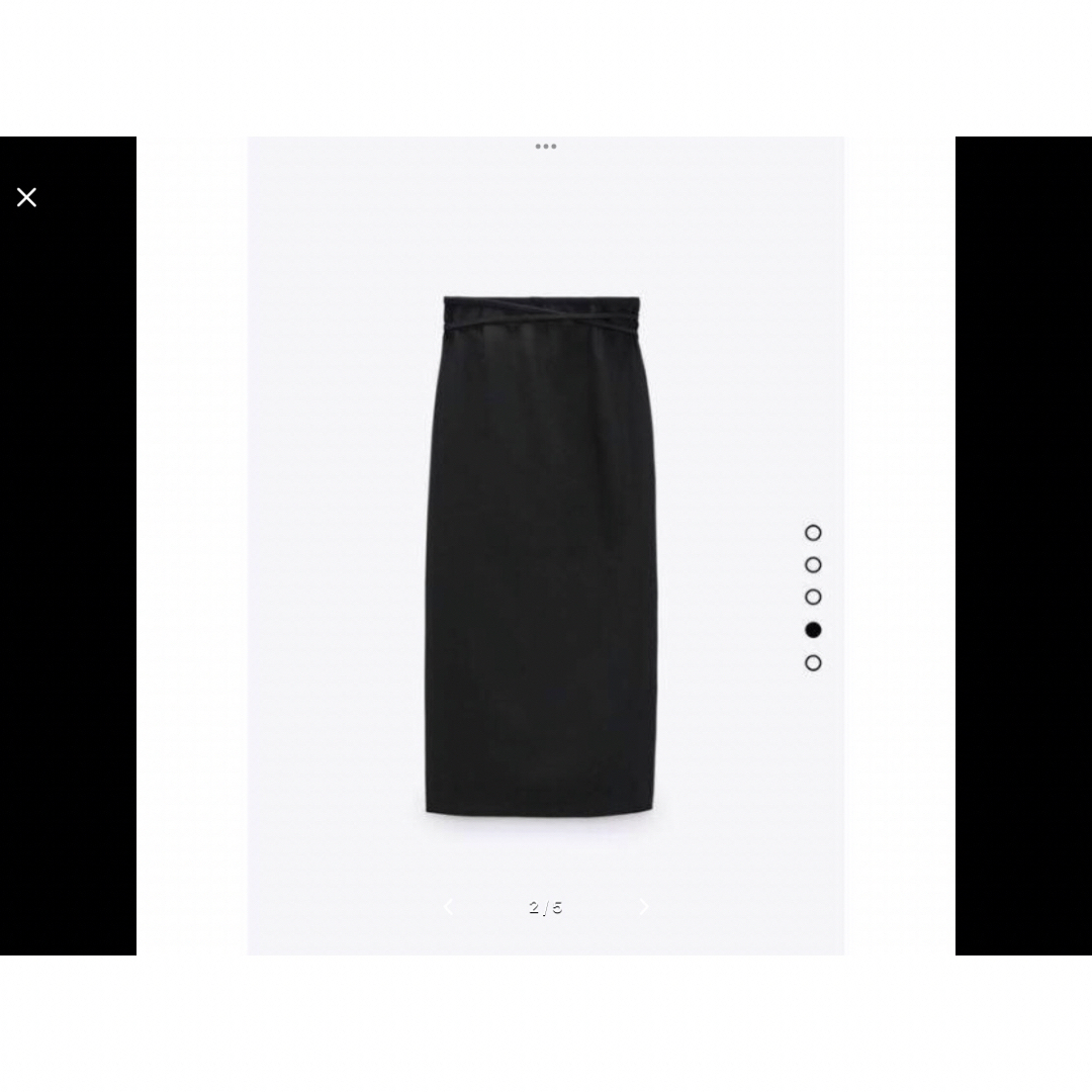 ZARA(ザラ)のZARA ペンシルスカート　パレオスタイル　S レディースのスカート(ロングスカート)の商品写真