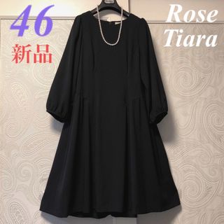 Rose Tiara ♡ 新品 ジュエル 吹き上げワンピース  46