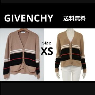 ジバンシィ(GIVENCHY)の定価10万円位 ジバンシィ カシミヤウールニット カーディガン XS☆セール価格(カーディガン)