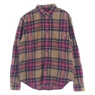 シュプリーム(Supreme)のSupreme シュプリーム 長袖シャツ 19AW Tartan Flannel Shirt タータン フランネル シャツ チェック ボタンダウン ブラウン系 マルチカラー系 S【中古】(シャツ)