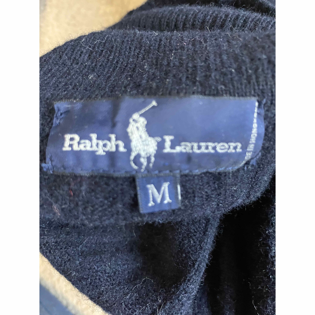 Ralph Lauren(ラルフローレン)のラルフローレン　リブ　タートル　ニット　ネイビー レディースのトップス(ニット/セーター)の商品写真