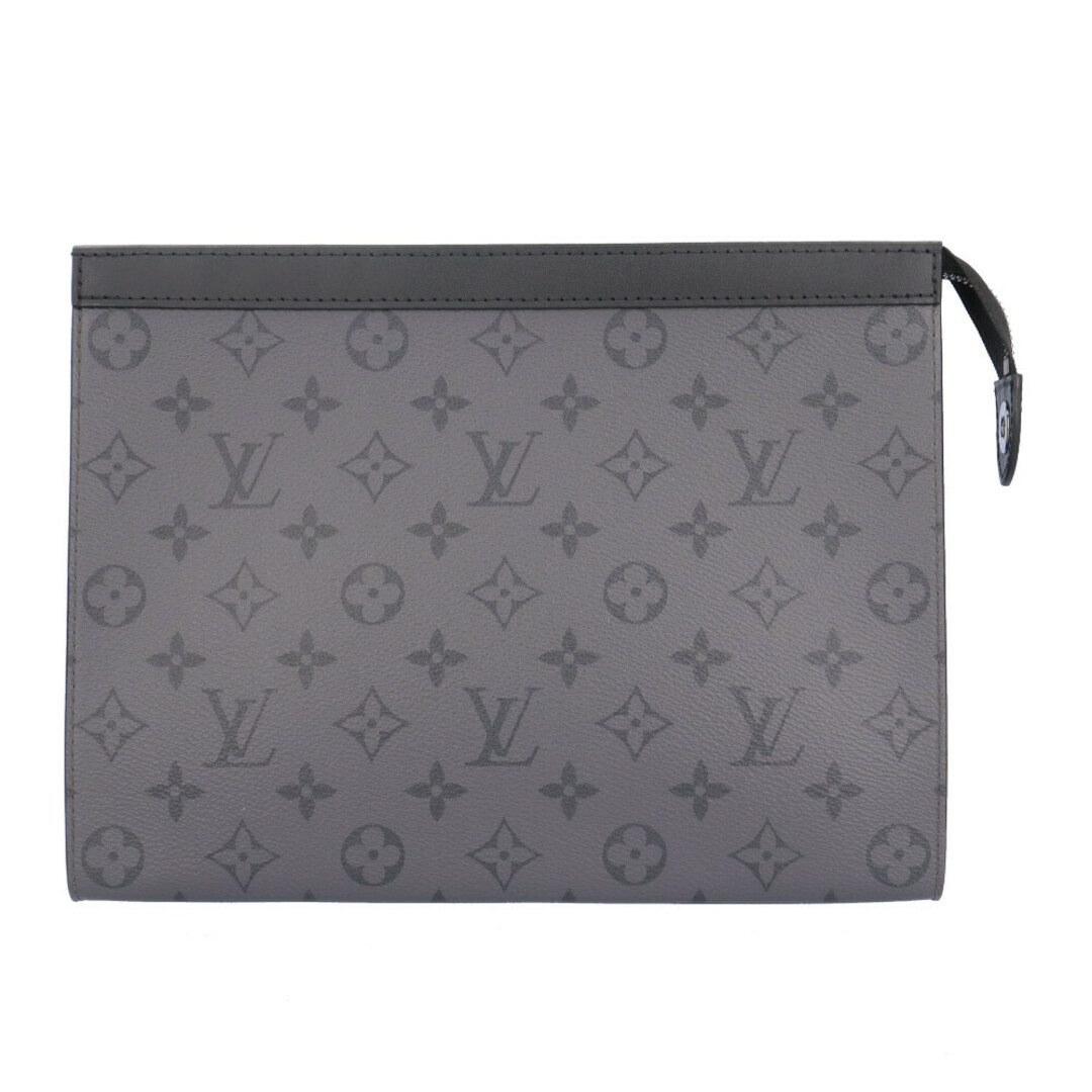 ルイヴィトン ポシェットヴォワヤージュ クラッチバッグ モノグラムエクリプス M69535 グレー メンズ LOUIS VUITTON