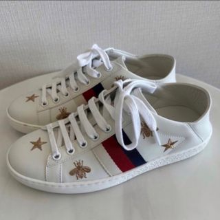 グッチ レザースニーカー スニーカー(レディース)の通販 50点 | Gucci