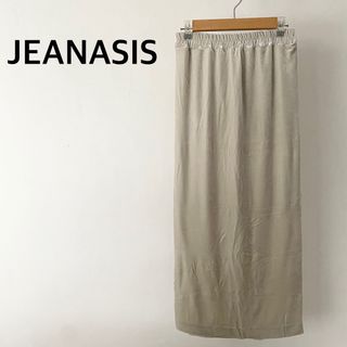 ジーナシス(JEANASIS)のJEANASIS ジーナシス　スリット入り　ロングスカート　ベロア(ロングスカート)