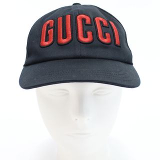 グッチ(Gucci)のGUCCI グッチ 701324 キャップ ブラック メンズ(キャップ)