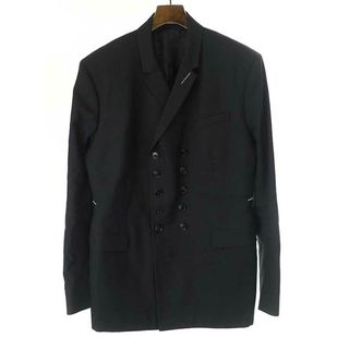 ディオール(Dior)のDior HOMME ディオールオム 18AW ATELIER ダブルブレストテーラードジャケット ブラック 54(テーラードジャケット)