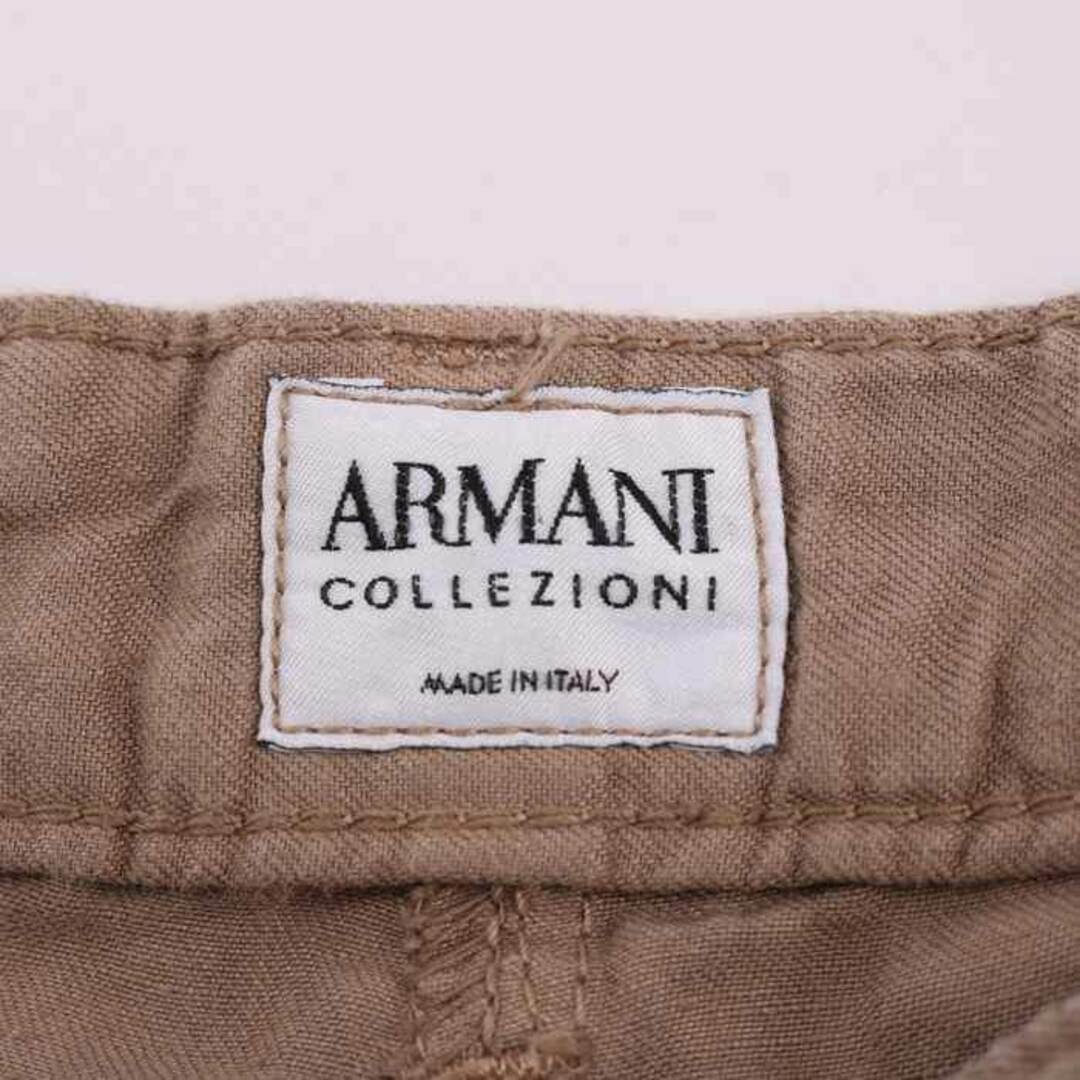 ARMANI COLLEZIONI(アルマーニ コレツィオーニ)のアルマーニコレッツォーニ ロングパンツ イタリア製ボトムス レディース 40サイズ ベージュ ARMANI COLLEZIONI レディースのパンツ(その他)の商品写真