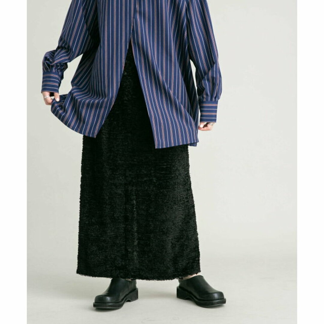 KBF(ケービーエフ)の【BLUE】【one】ミニフリンジタイトスカート レディースのスカート(ロングスカート)の商品写真