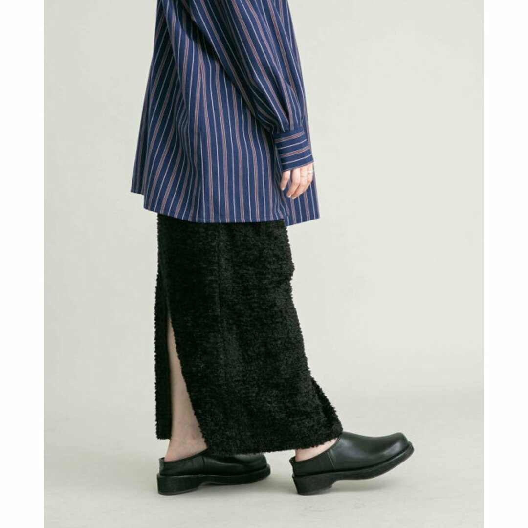 KBF(ケービーエフ)の【BLUE】ミニフリンジタイトスカート レディースのスカート(ロングスカート)の商品写真