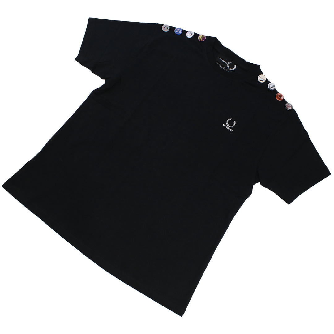 FRED PERRY フレッドペリー SM1950 Tシャツ BLACK ブラック メンズS51557221