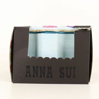 アナスイ(ANNA SUI)のアナスイ ジュエリーボックス 未使用 訳あり 花モチーフ 2段ボックス 小物入れ ブランド レディース ブルー ANNA SUI(その他)