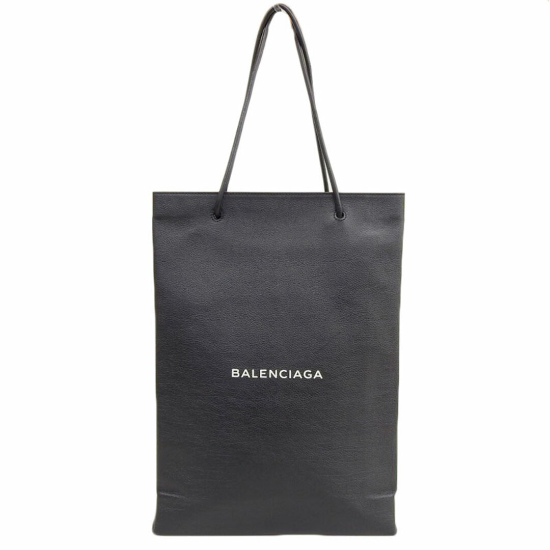 other - バレンシアガ BALENCIAGA ノースサウス ショッピングバッグM トートバッグ レザー ブラック 482545 中古 新入荷 OB1590