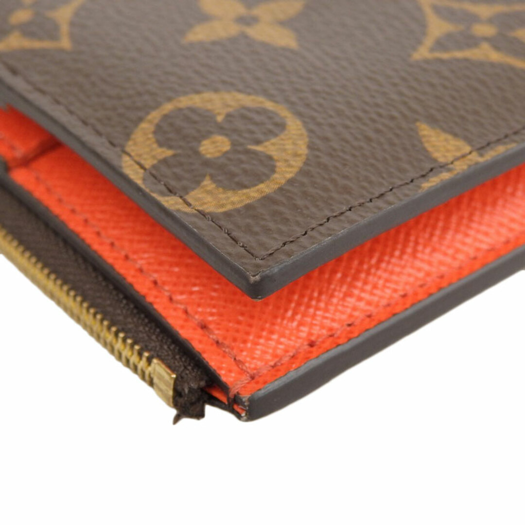 ルイヴィトン LOUIS VUITTON モノグラム ポルトフォイユ・リサ 財布 コンパクトウォレット トニックオレンジ M82381 中古 新入荷  LV1463