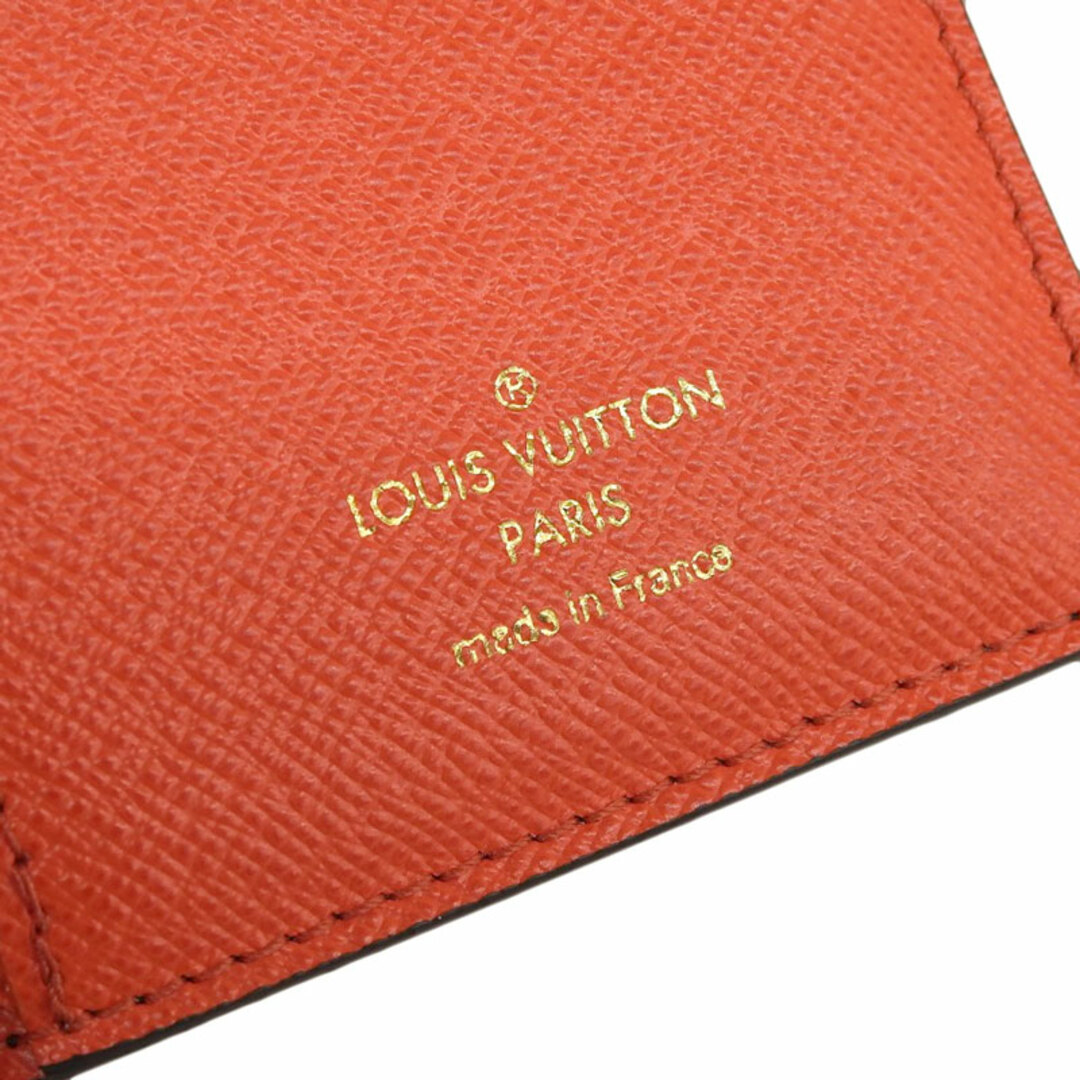 ルイヴィトン 二つ折り財布 モノグラム ポルトフォイユ・リサ M82381 LOUIS VUITTON トニックオレンジ