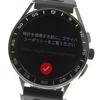 タグホイヤー(TAG Heuer)のタグホイヤー TAG HEUER SBG8A10 コネクテッド スマートウォッチ クォーツ メンズ 箱付き_781222(腕時計(デジタル))