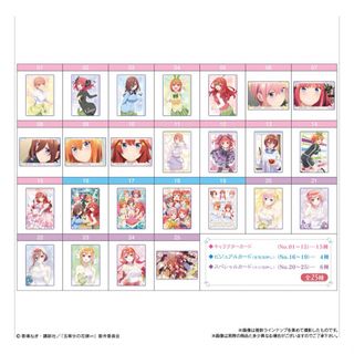 バンダイ(BANDAI)の五等分の花嫁ウエハース【プレミアあり】(カード)