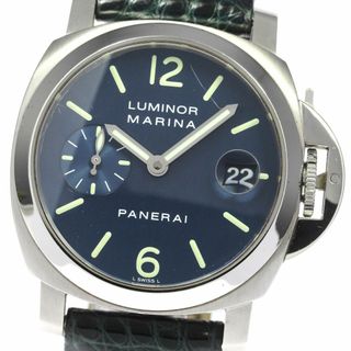 パネライ(PANERAI)のパネライ PANERAI PAM00119 ルミノール マリーナ スモールセコンド デイト 自動巻き メンズ _777746(腕時計(アナログ))