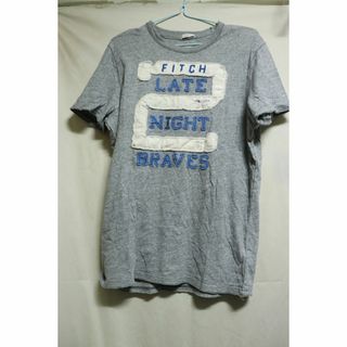 アバクロンビーアンドフィッチ(Abercrombie&Fitch)のプロフ必読アバクロンビー&フィッチLATETシャツ/ブランドアメカジ良品グレーM(Tシャツ/カットソー(半袖/袖なし))