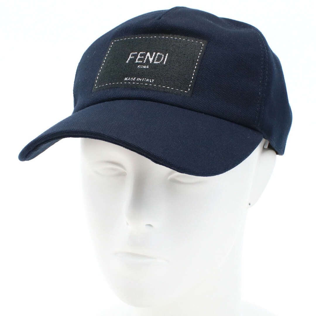 FXQ768素材FENDI フェンディ FXQ768 キャップ ネイビー系 メンズ