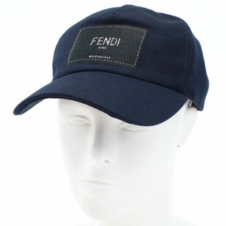 フェンディ(FENDI)のFENDI フェンディ FXQ768 キャップ ネイビー系 メンズ(キャップ)