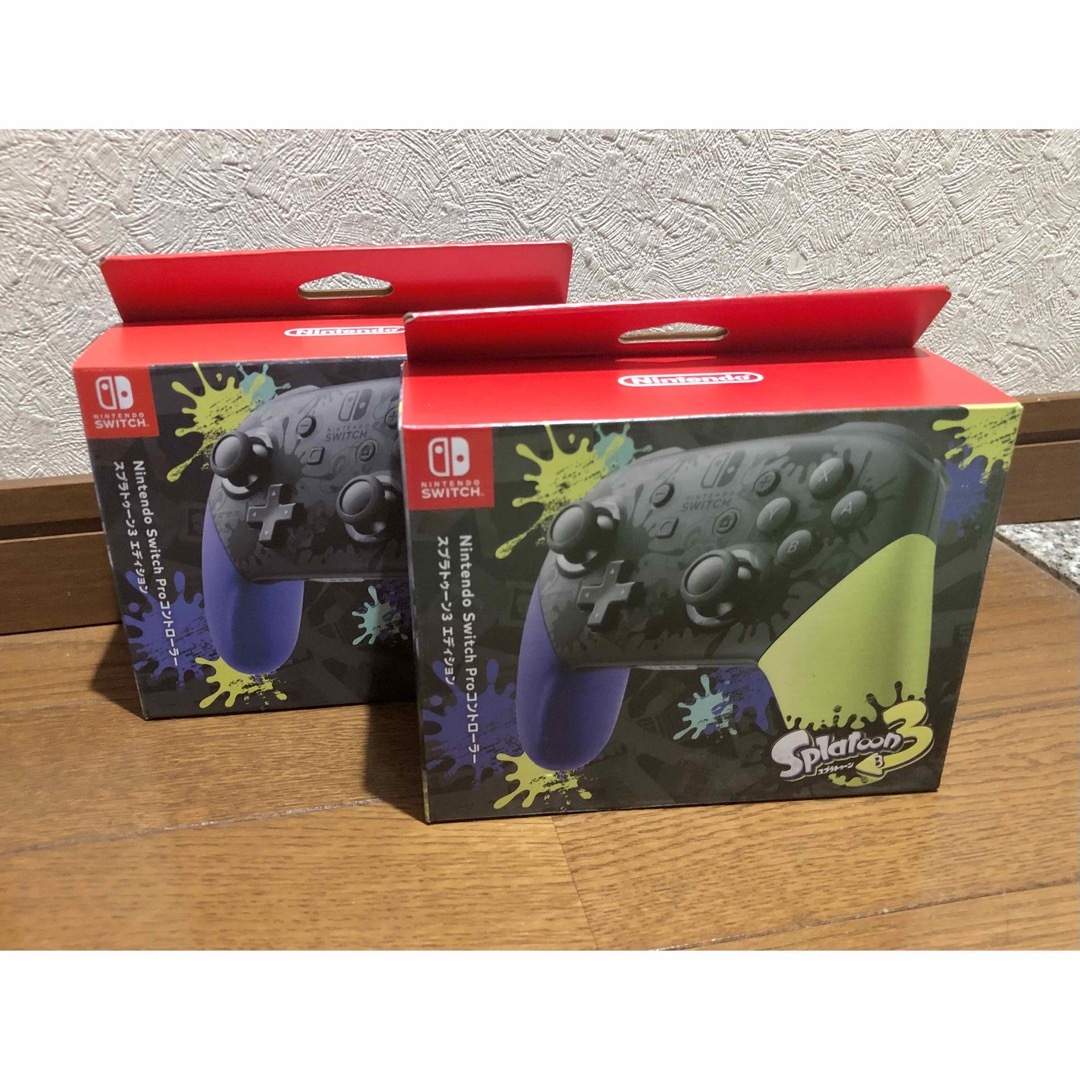 【訳あり】任天堂 switch 純正プロコン スプラトゥーン3 新品未使用