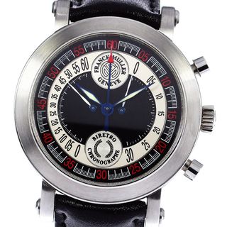 フランクミュラー(FRANCK MULLER)のフランクミュラー FRANCK MULLER 7000CCB ビーレトロ レトログラード ラウンド クロノグラフ 自動巻き メンズ 良品 _780919(腕時計(アナログ))