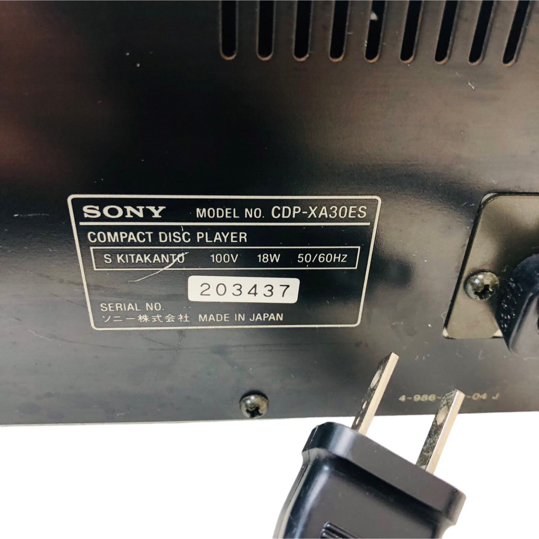 SONY ソニー CDP-XA30ES CDプレーヤー