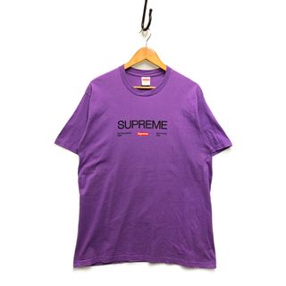 シュプリーム(Supreme)のSUPREME シュプリーム 21AW EST. 1994 Tee 半袖Ｔシャツ パープル サイズL 正規品 / B4592(Tシャツ/カットソー(半袖/袖なし))