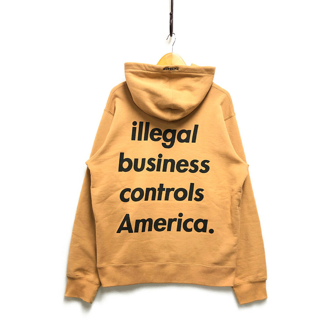 SUPREME シュプリーム 18SS Illegal Business Hooded Sweatshhirt スウェット パーカー ライトブラウン  サイズL 正規品 / 32553 | フリマアプリ ラクマ