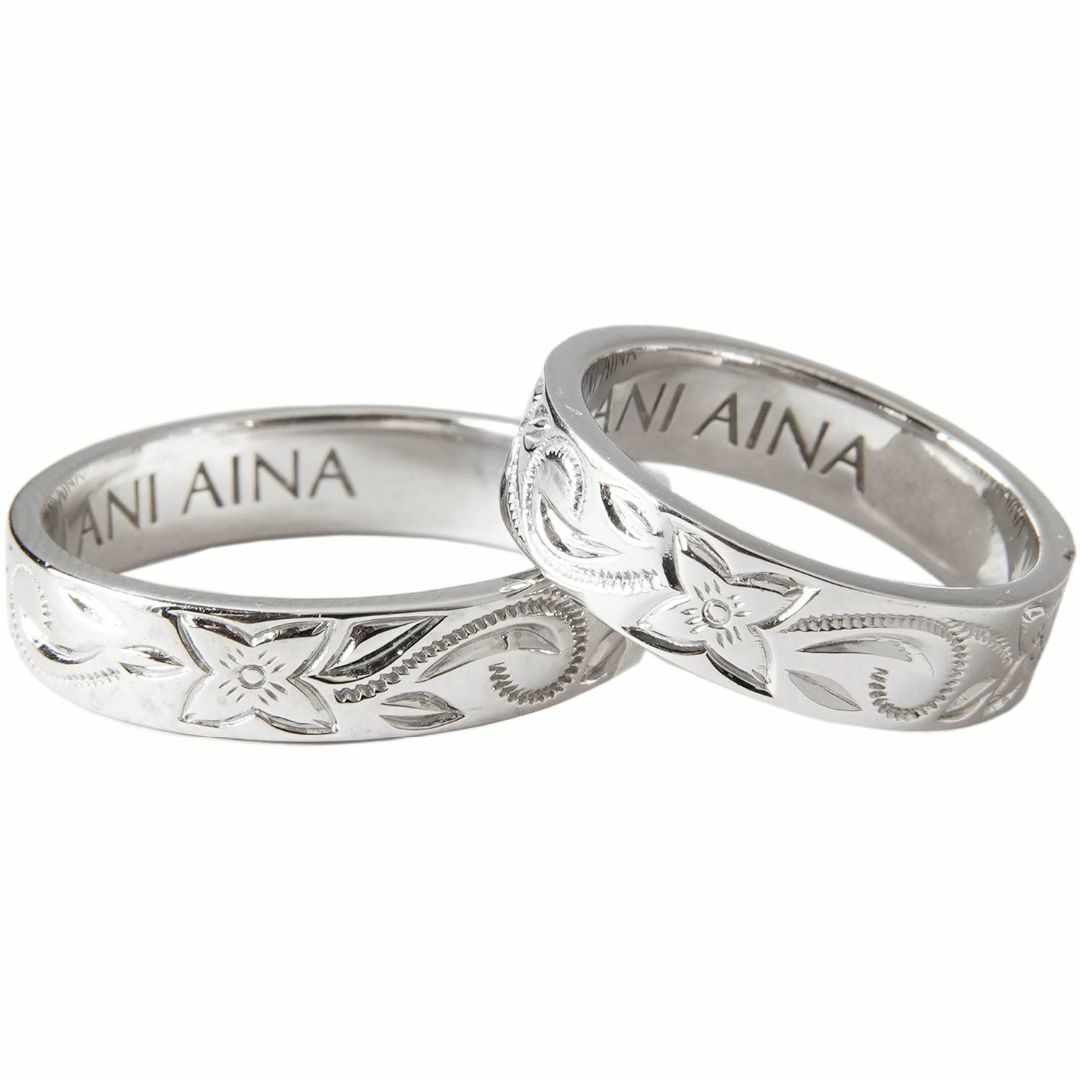 [LANI AINA] マウロア ペアリング ハワイアンジュエリー 指輪 シルバのサムネイル