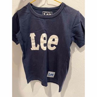 リー(Lee)のLee リー　半袖　Tシャツ　男の子　女の子　ネイビー　黒　ロゴ　ビックロゴ(Tシャツ/カットソー)