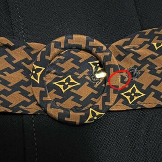 LOUIS VUITTON ワンピース　ブラック　ベルト付　ヴィトン　確実正規品