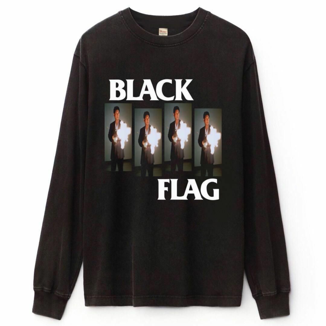 北野武 BLACK FLAG 長袖 ロンＴ 黒色 vintage | フリマアプリ ラクマ