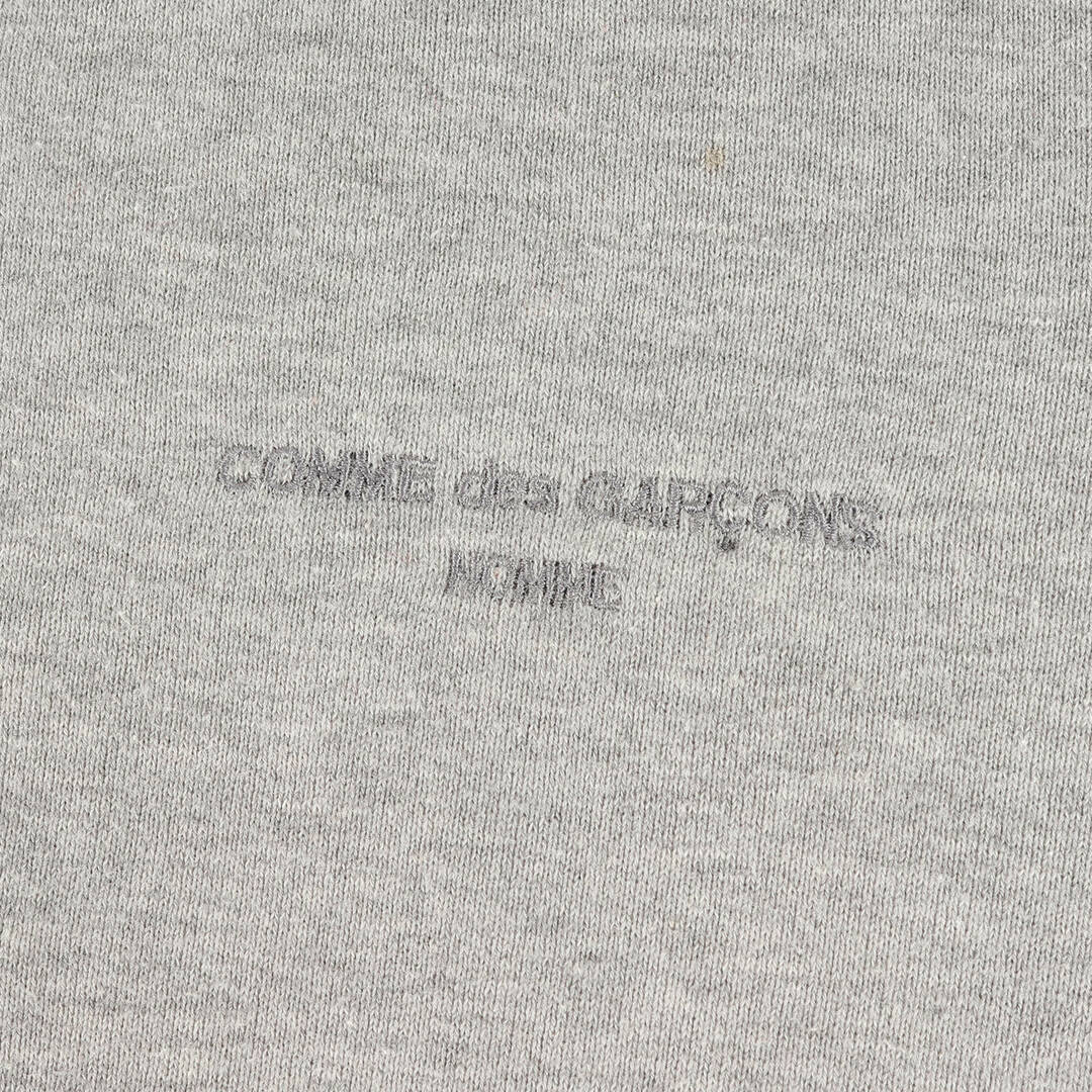 COMME des GARCONS(コムデギャルソン)のCOMME des GARCONS コムデギャルソン パーカー サイズ:SS 07AW フード裏 チェック ウール縮絨 ワンポイントロゴ 刺繍 スウェット ジップ パーカー トップス フーディー 裏毛 HOMME オム アーカイブ ヘザーグレー 日本製 【メンズ】【中古】 メンズのトップス(パーカー)の商品写真