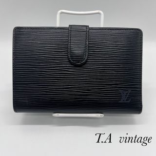 ヴィトン(LOUIS VUITTON) がま口 財布(レディース)（ブラック/黒色系