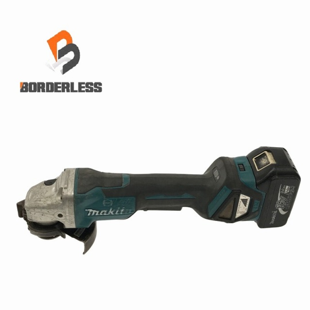 バイク☆品☆makita マキタ 18V 125mm 充電式ディスクグラインダ GA518D 本体+バッテリー1個（18V3.0Ah） 81096