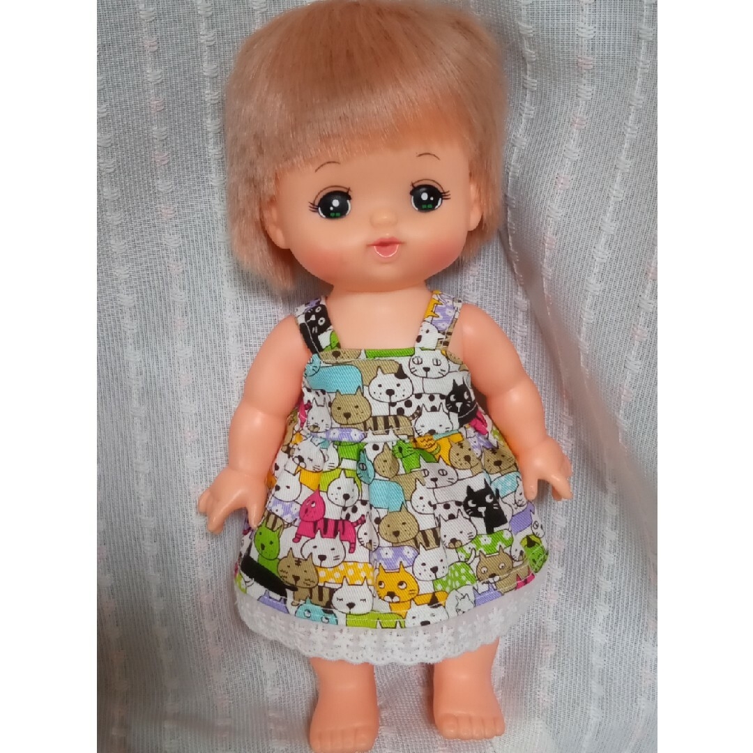 メルちゃん　服　キャミワンピース　ケープ ハンドメイドのぬいぐるみ/人形(その他)の商品写真