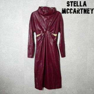 極美品 STELLA McCARTNEY シルク100％ ノースリーブワンピース