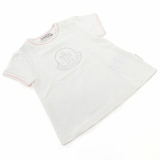 モンクレール(MONCLER)のMONCLER モンクレール 8C73510 Tシャツ ホワイト系 ベビー(Ｔシャツ)