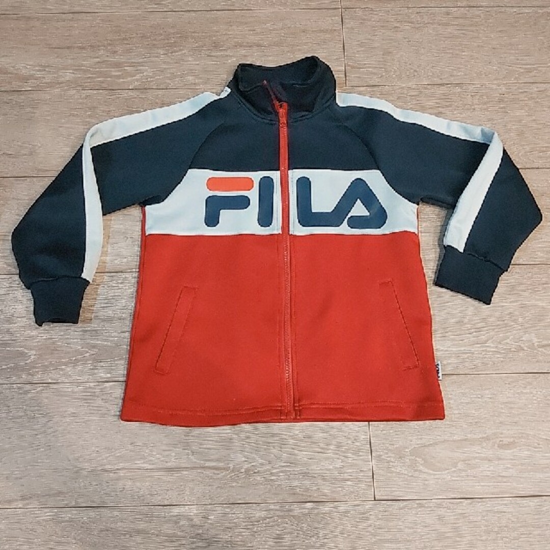 FILA(フィラ)のジャージ　上のみ　130cm キッズ/ベビー/マタニティのキッズ服男の子用(90cm~)(ジャケット/上着)の商品写真