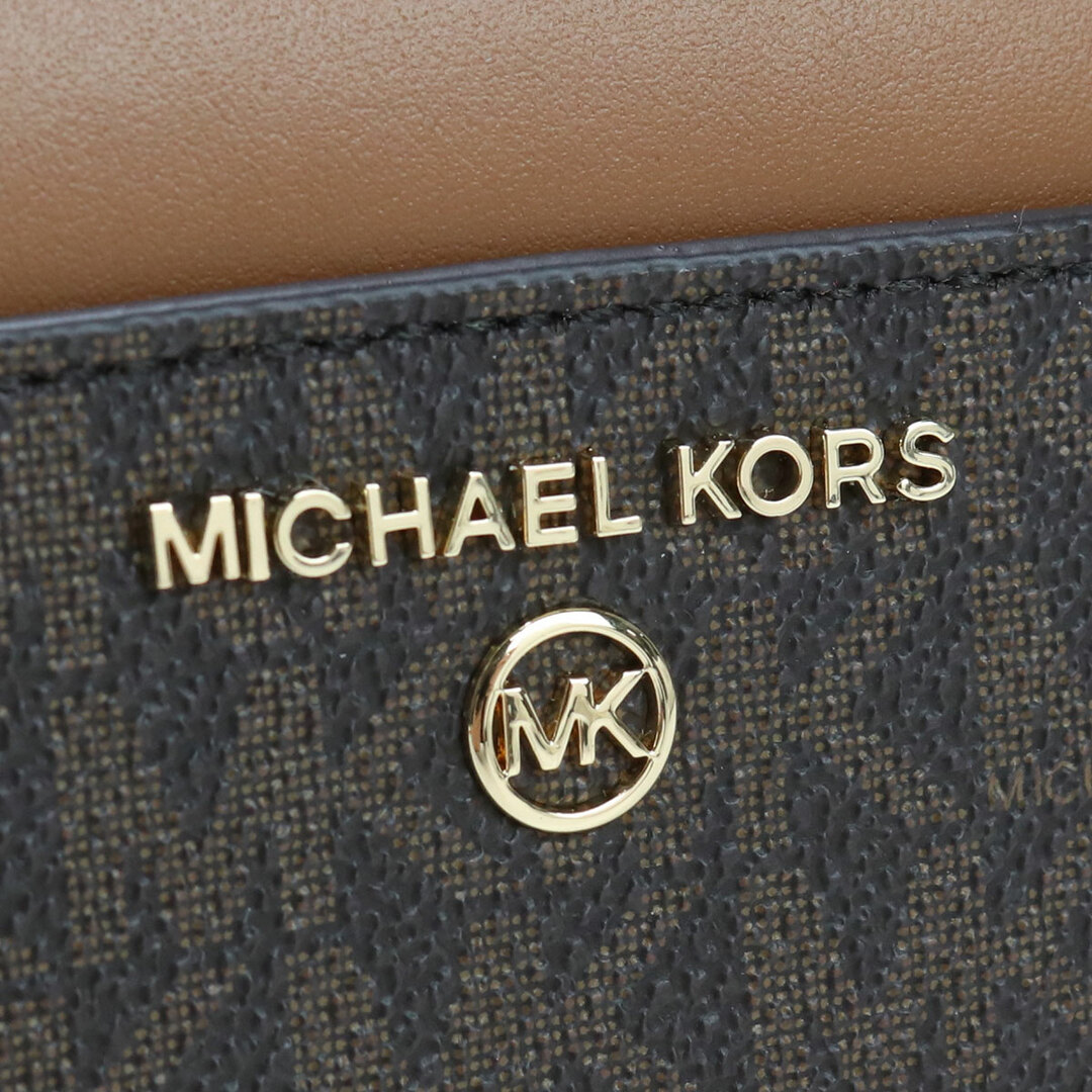 MICHAEL KORS マイケル・コース JET SET 34H1GT9E8B 長財布ラウンドファスナー BROWN-ACRN ブラウン系 レディースファスナー開閉内側