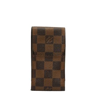 ルイヴィトン(LOUIS VUITTON)のルイ ヴィトン ダミエ エテュイ シガレット シガレットケース タバコケース 小物入れ N63024 PVC レディース LOUIS VUITTON 【1-0123404】(その他)