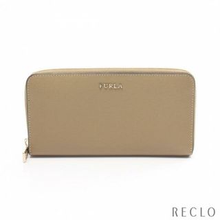 フルラ(Furla)のBABYLON バビロン ラウンドファスナー長財布 レザー カーキブラウン(財布)