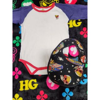 ヒステリックミニ(HYSTERIC MINI)の19.ロンパスタイセット(ロンパース)