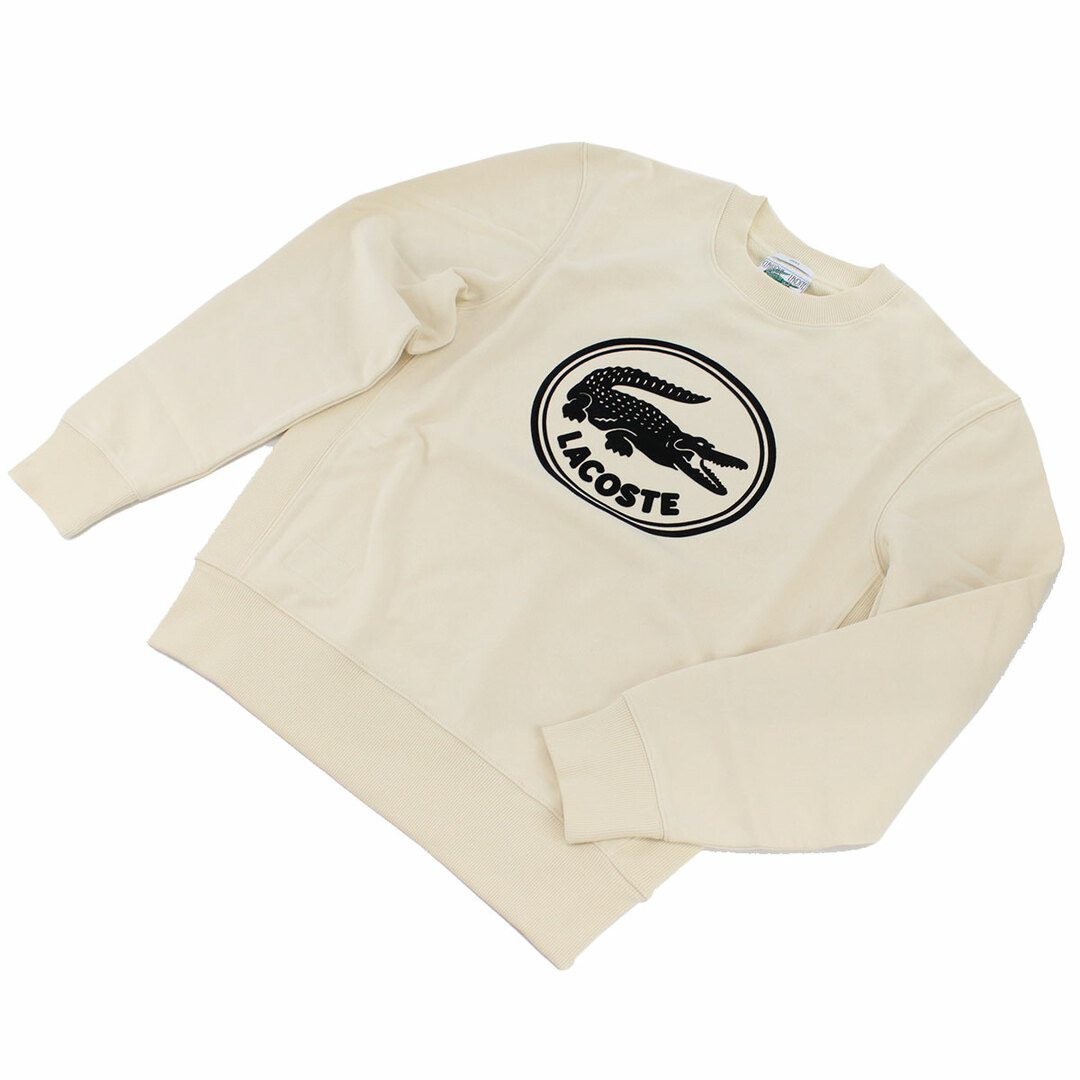 （※）LACOSTE　ラコステ　スエット　ベージュ　L