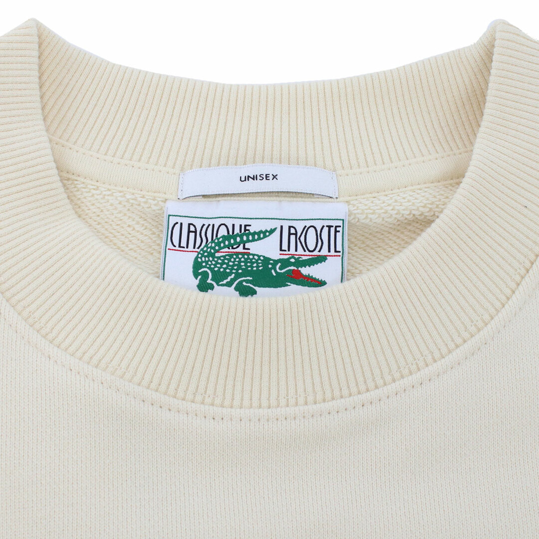 （※）LACOSTE　ラコステ　スエット　ベージュ　L