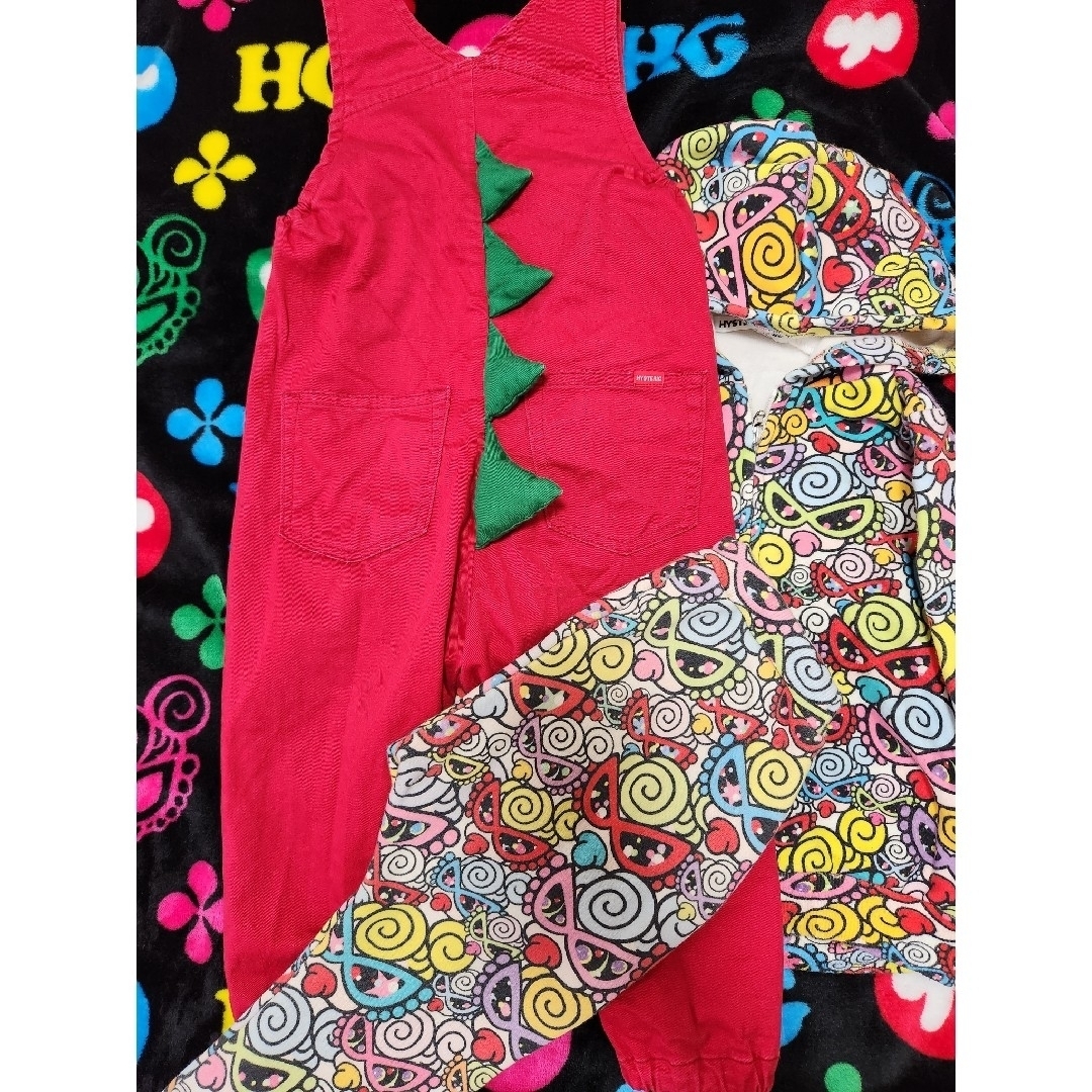 HYSTERIC MINI(ヒステリックミニ)の21.サロペセット キッズ/ベビー/マタニティのキッズ服女の子用(90cm~)(その他)の商品写真